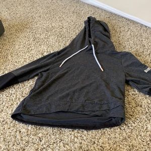 Gymshark/ Nikki Blackketter Grey and black hoodie